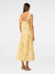 Forever New Gold Lenny Godet Printed Midi Dress - Image 3 of 4