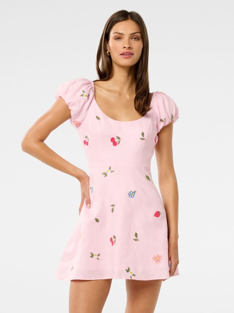 Rochie mini brodată Forever New Pure Clara - Image 3 of 5