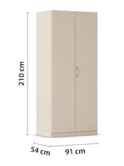 Rauch Champagne Cameron Wood Semi Fitted Double Wardrobe - Image 4 of 6