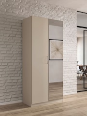 Rauch Champagne Cameron Wood and Mirror Semi Fitted Double Wardrobe - Image 1 of 6