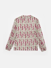 Mint Velvet Natural Floral Print Blouse - Image 6 of 6