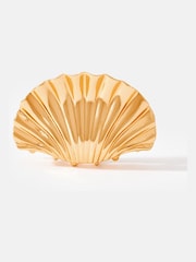 Mint Velvet Gold Tone Metal Shell Hair Clip - Image 1 of 4