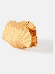 Mint Velvet Gold Tone Metal Shell Hair Clip - Image 3 of 4