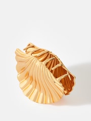 Mint Velvet Gold Tone Metal Shell Hair Clip - Image 4 of 4