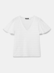 Mint Velvet V-Neck 100% Cotton Top - Imagen 3 de 7