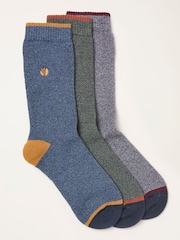 FatFace Multi 3 Pairs of Thermal Socks - Image 1 of 2