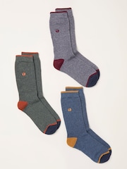 FatFace Multi 3 Pairs of Thermal Socks - Image 2 of 2