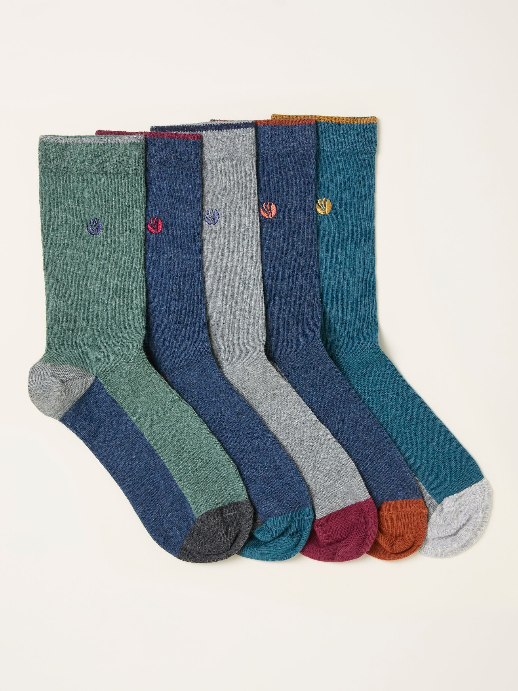 Fat Face Men - Socks - Size 5 - Navy