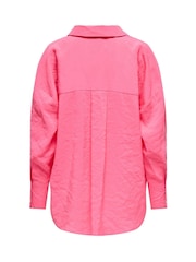 ONLY Pink Long Sleeve Loose Shirt - Image 7 of 7