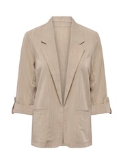ONLY Natural 3/4 Sleeve Spring Jacket - Image 6 of 6