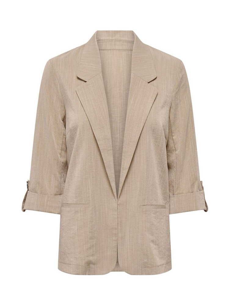 ONLY Natural 3/4 Sleeve Spring Jacket - Image 6 of 6
