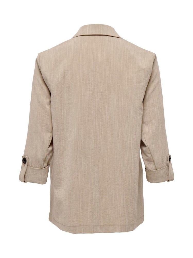 ONLY Natural 3/4 Sleeve Spring Jacket - Image 7 of 7