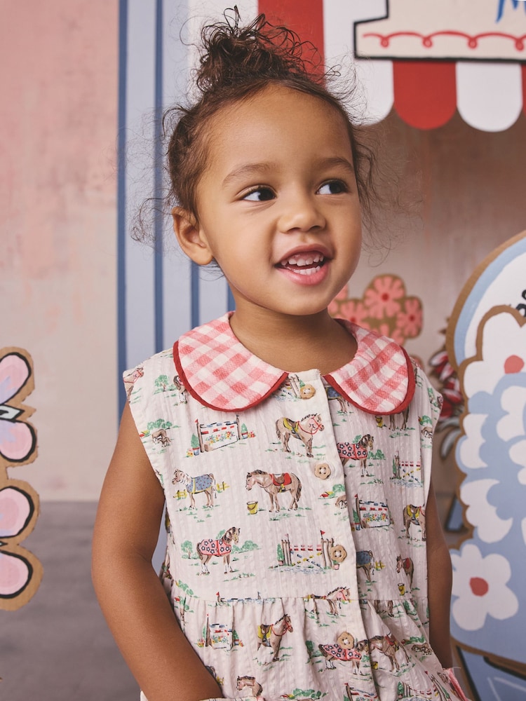 Cream Cath Kidston Playsuit (3mths-7yrs) - Image 2 of 9