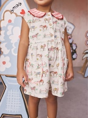 Cream Cath Kidston Playsuit (3mths-7yrs) - Image 4 of 9