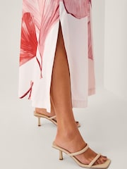 Monsoon Natural June Floral Print Kimono Maxi Dress - Image 3 of 3