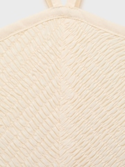 Mango Cream 2 in 1 Jersey Woven Midi Dress - Image 5 of 5