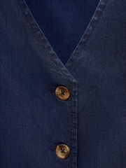 Mango Blue Waistcoat - Image 5 of 5