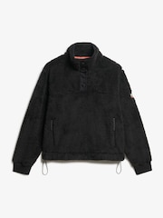 Superdry Black Super Soft Half Zip Jumper - Image 4 of 5