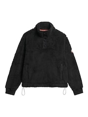 Superdry Black Super Soft Half Zip Jumper - Image 5 of 5