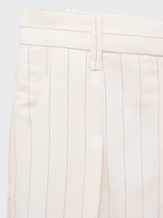 Mango Cream Stripe Bermuda Shorts - Image 4 of 4