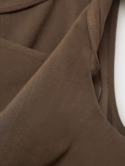 Mango Brown Sleeve Detail Top - Image 5 of 5