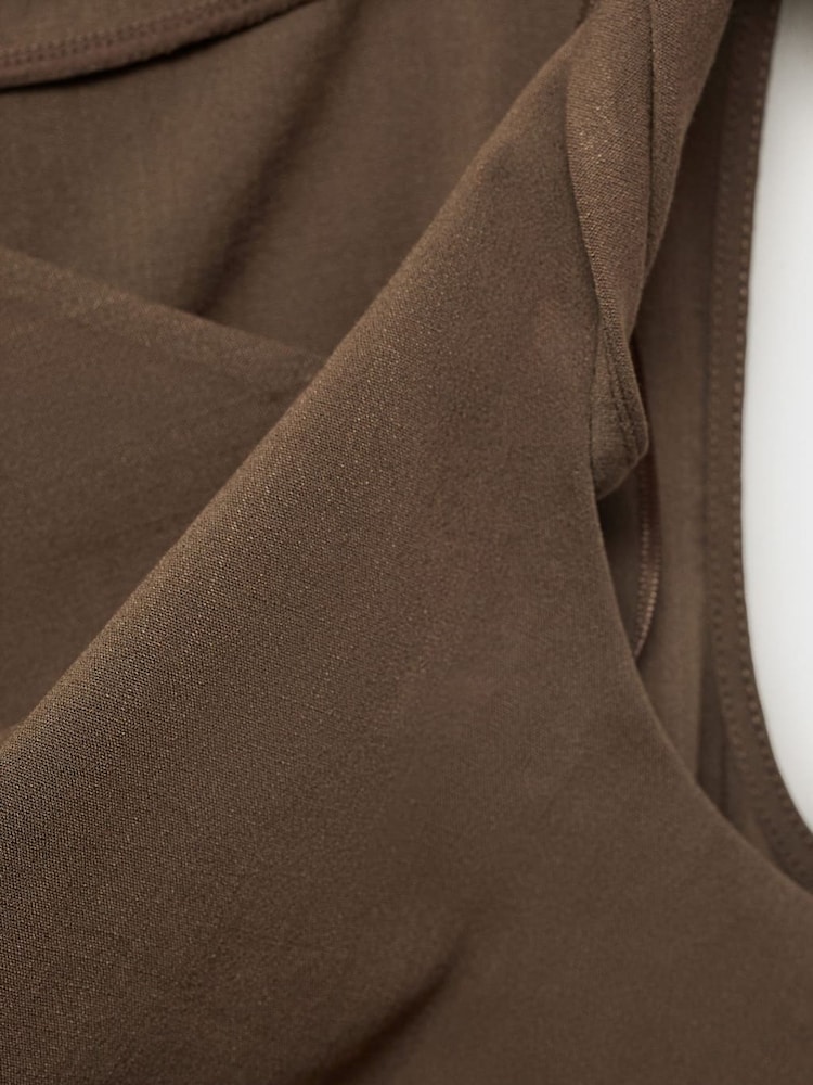 Mango Brown Sleeve Detail Top - Image 5 of 5