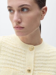 Mango Yellow Knitted Waistcoat - Image 4 of 6