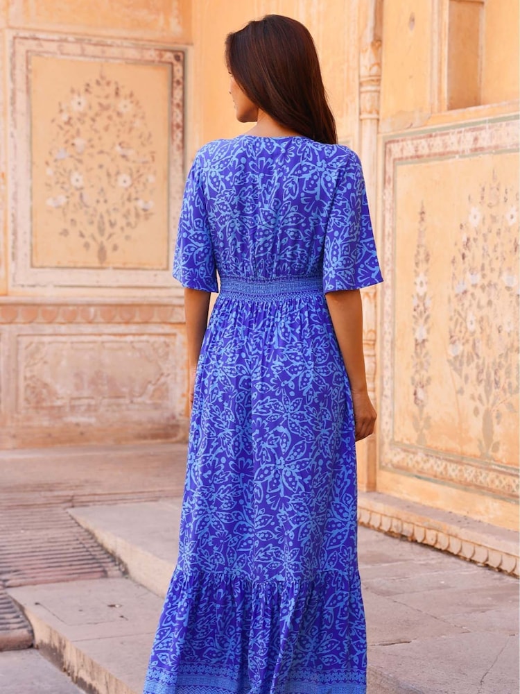 Aspiga Blue Lena EcoVero Dress - Image 2 of 4
