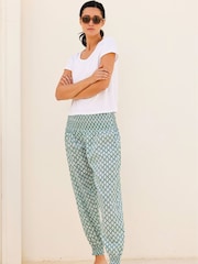 Aspiga Green Harem 100% Organic Cotton Trousers - Image 1 of 3