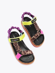 Kurt Geiger London Pink Mini Orion Espadrille Sandals - Image 2 of 4