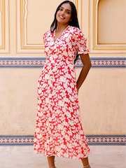 Aspiga Blossom Pink Short Sleeve Sally Anne Dress - Image 1 of 4