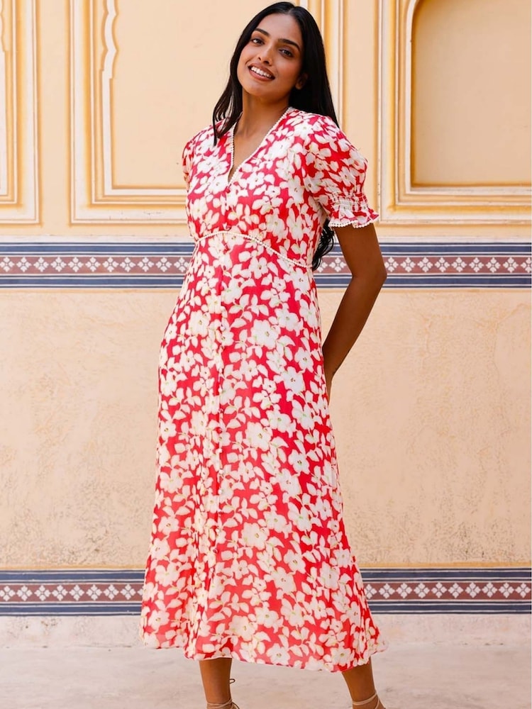 Aspiga Blossom Pink Short Sleeve Sally Anne Dress - Image 1 of 4