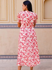 Aspiga Blossom Pink Short Sleeve Sally Anne Dress - Image 2 of 4