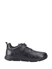 Hush Puppies Senior Alfie Bungee Black Shoes - Image 1 of 4