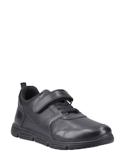 Hush Puppies Senior Alfie Bungee Black Shoes - Image 2 of 4