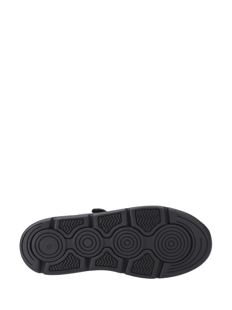 Hush Puppies Senior Alfie Bungee Black Shoes - Image 4 of 4