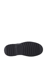 Hush Puppies Romeo Lace Up Junior Black Shoes - Imagen 4 de 4