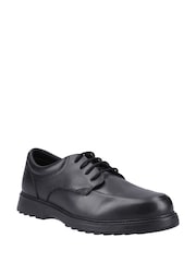 Hush Puppies Senior Romeo Lace Up Black Shoes - Image 2 of 4