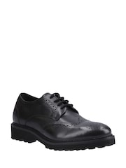 Hush Puppies Gabi Lace Up Senior Black Shoes - Image 2 of 4