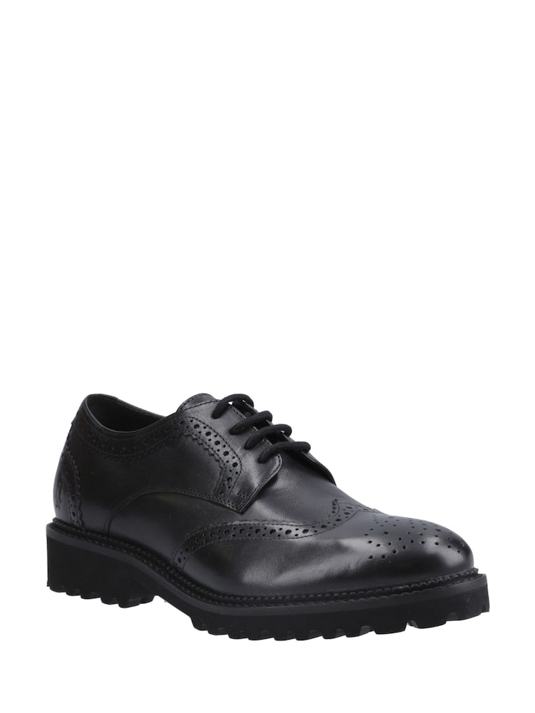 Hush Puppies Gabi Lace Up Senior Black Shoes - Image 2 of 4