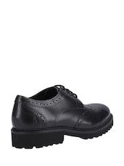 Hush Puppies Gabi Lace Up Senior Black Shoes - Image 3 of 4