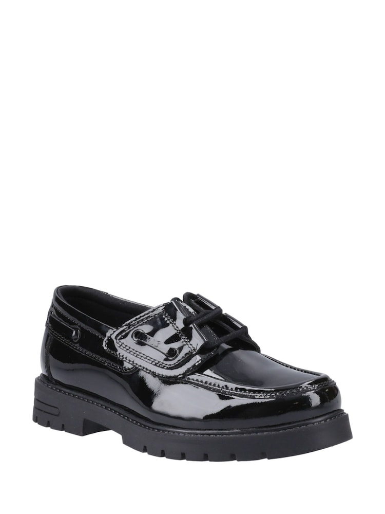 Hush Puppies Junior  Lucy Patent Black Shoes - Image 2 of 4