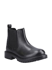 Hush Puppies Senior Ariella Chelsea Black Boots - Image 2 of 4