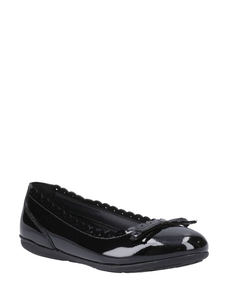 Hush Puppies Lillie Ballerina Patent Black Shoes - Image 1 of 4