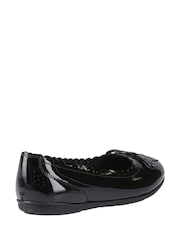 Hush Puppies Lillie Ballerina Patent Black Shoes - Image 2 of 4