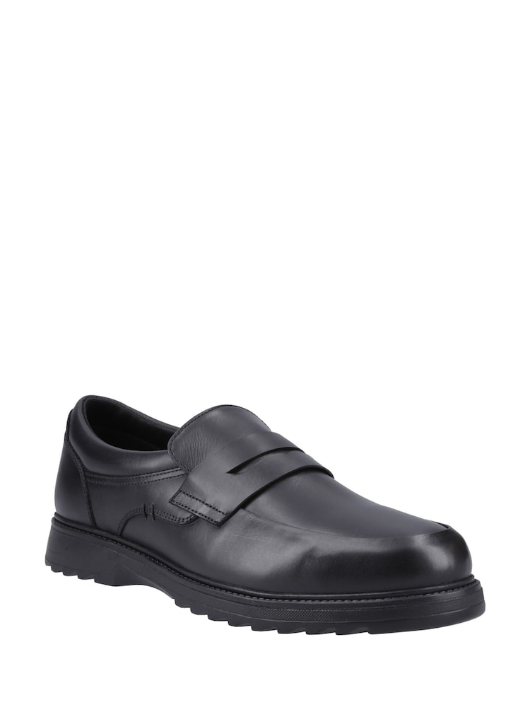 Hush Puppies Senior Rocco Black Loafers - Image 3 of 4