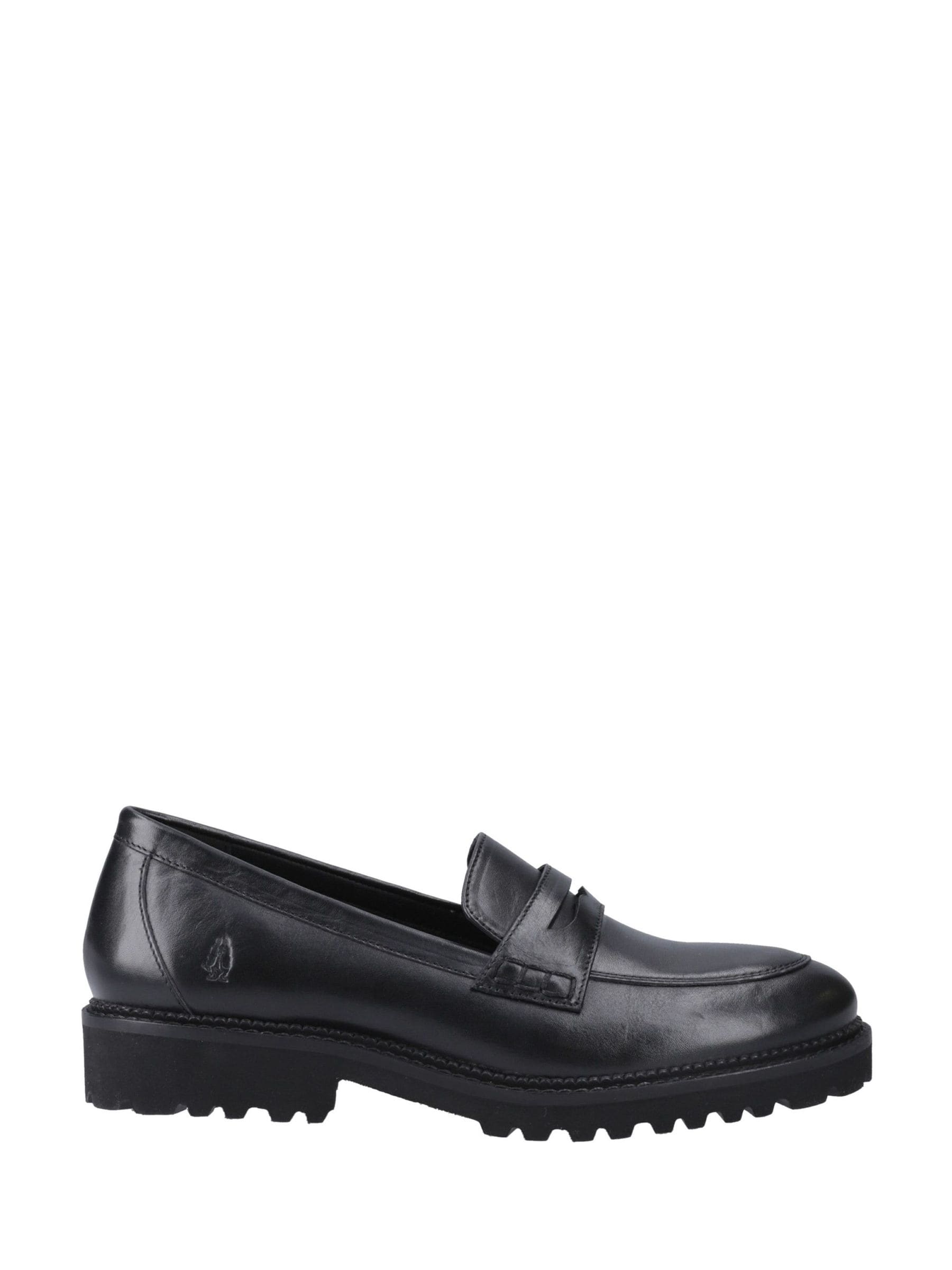 Hush Puppies Women's Black Junior Grazia School Shoes Loafers