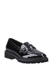 Hush Puppies Senior Grazia Patent Black Loafers - Imagen 2 de 4