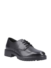Hush Puppies Aubrey Lace Up Senior Black Shoes - Bild 2 von 4