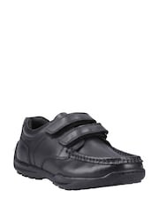 Hush Puppies Junior Maddox Touch Fastening Black Shoes - Image 2 of 4